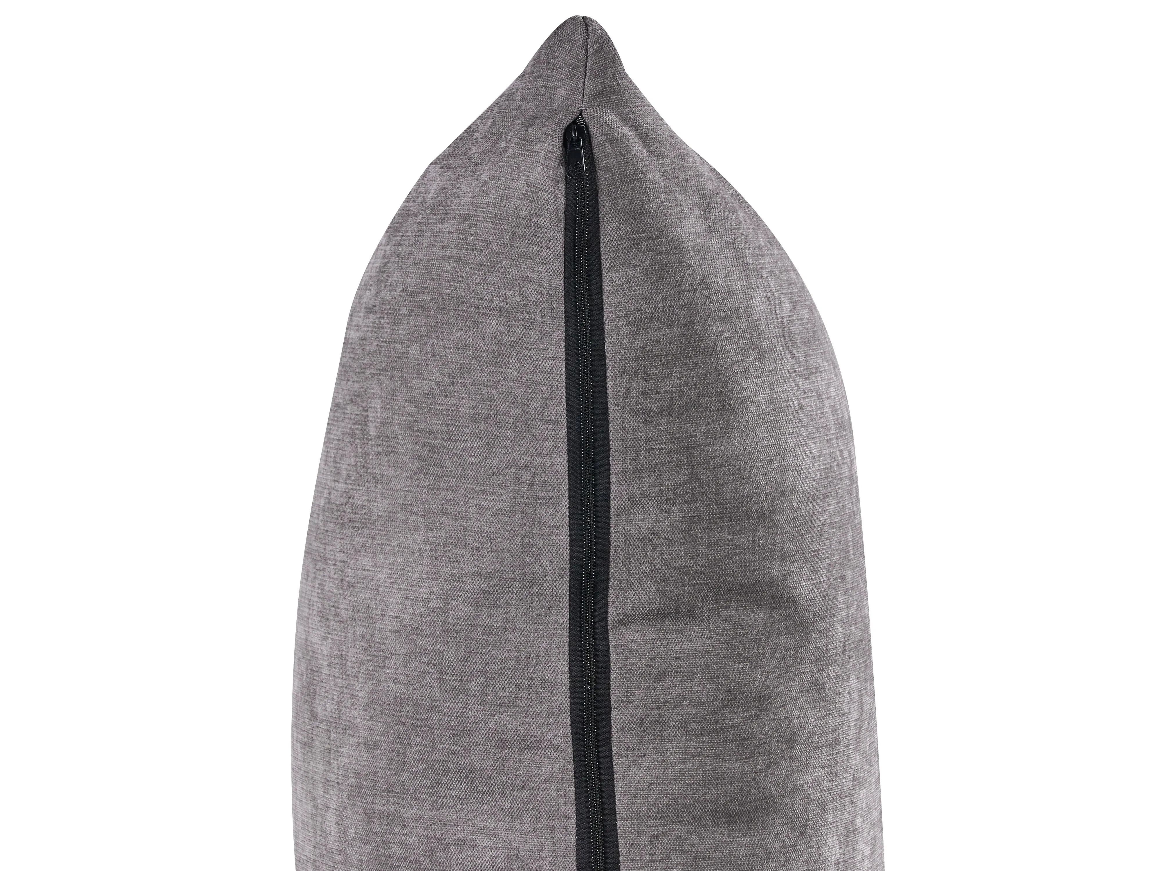Slaapbank 3-zits HOLSEN Chenille Taupe met opbergruimte