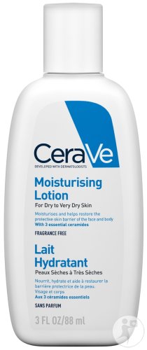 Cerave Lait Hydratant Peaux Sèches À Très Sèches Flacon 88ml