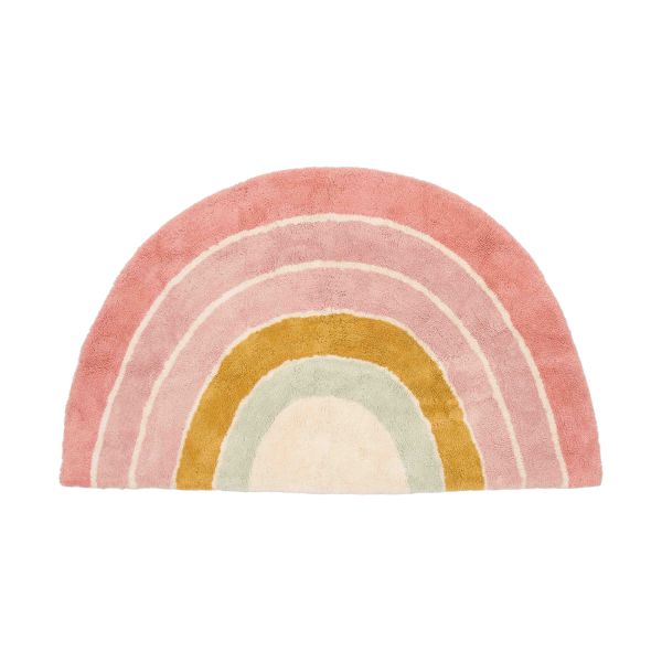 Little Dutch Vloerkleed - Regenboog - 80 x 130 cm - Pink