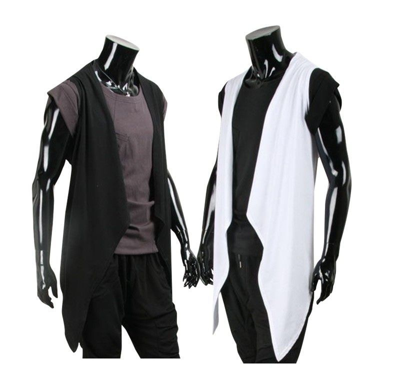 Bay Go Mall - Mouwloos vest met draperie