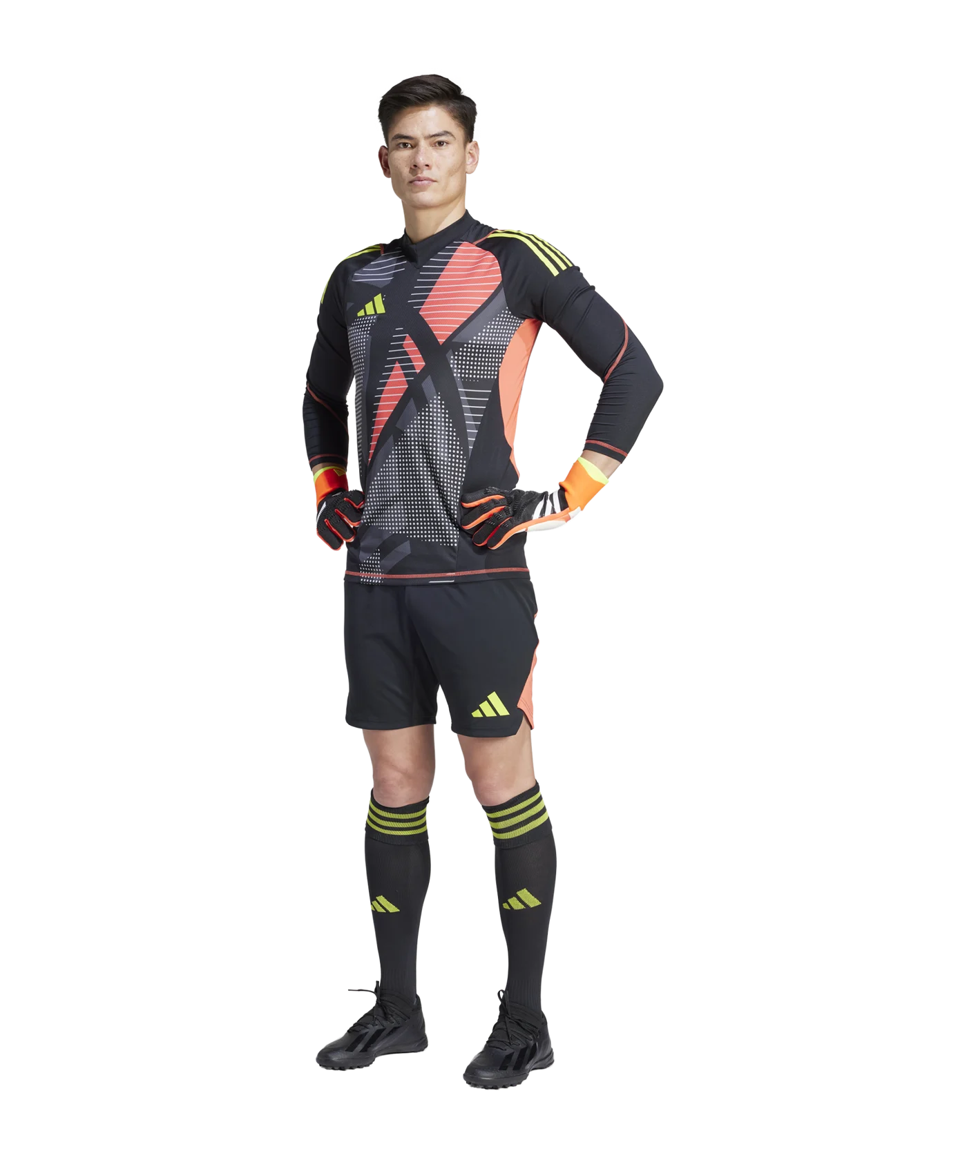 adidas Tiro 24 Pro Torwarttrikot langarm Schwarz