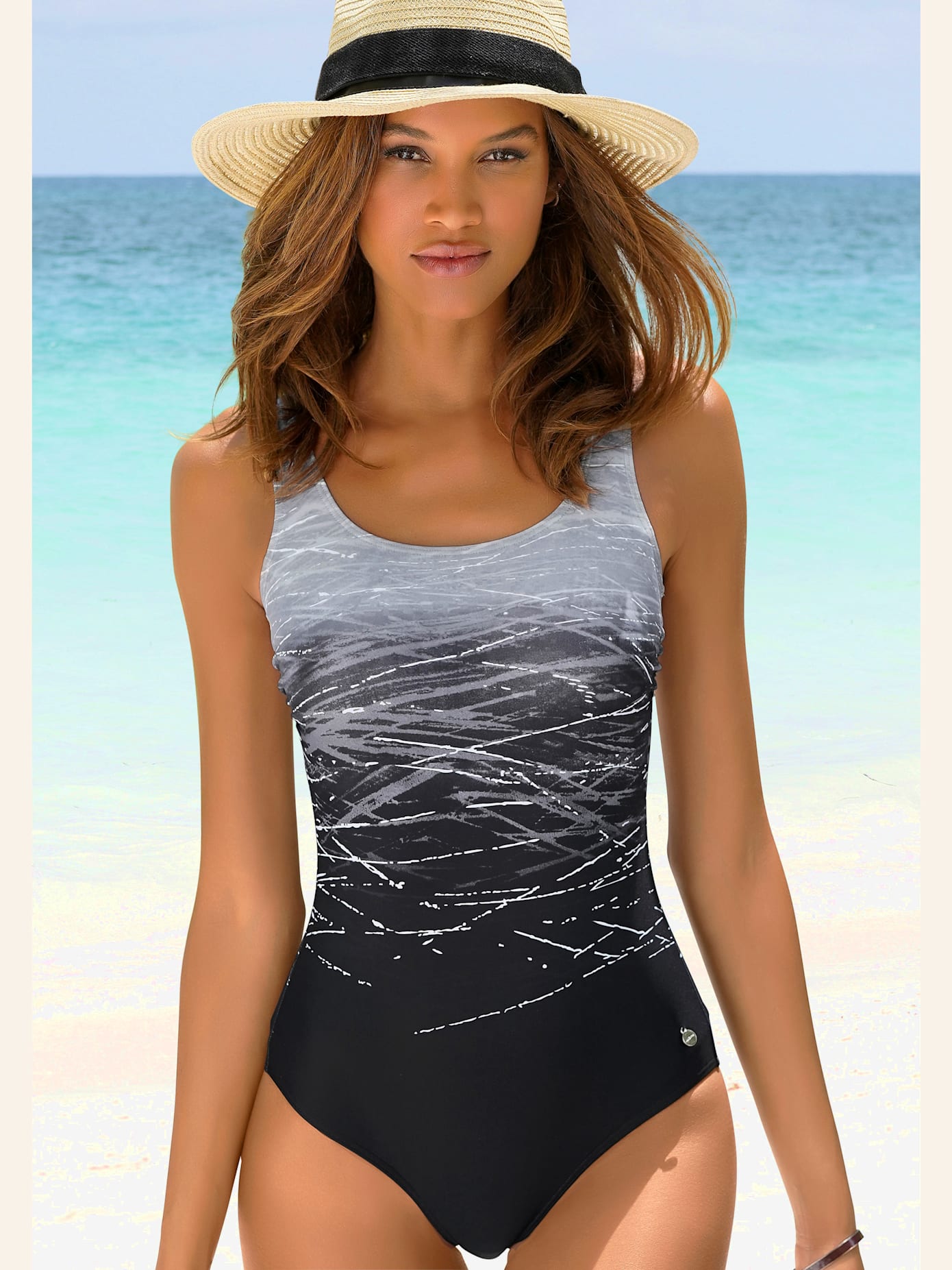 Maillot de bain aspect batik tendance