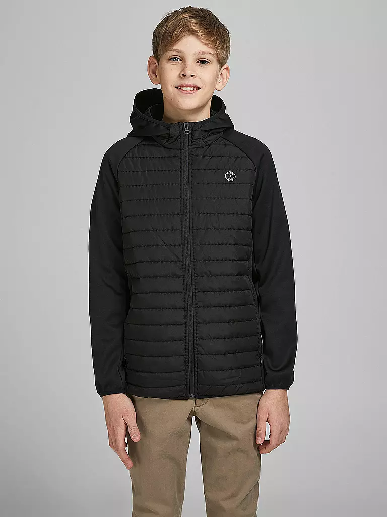 JACK & JONES Jungen Jacke JJEMULTI schwarz