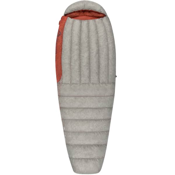 Sac de couchage SEA TO SUMMIT FLAME FM1 WOMEN REGULAR RIGHT ZIP LIGHT GREY/RED