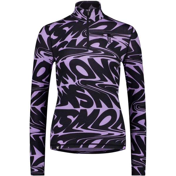 T-shirt thermique MONS ROYALE W CASCADE FLEX 200 1/4 ZIP SIGNAL LOST LUPIN