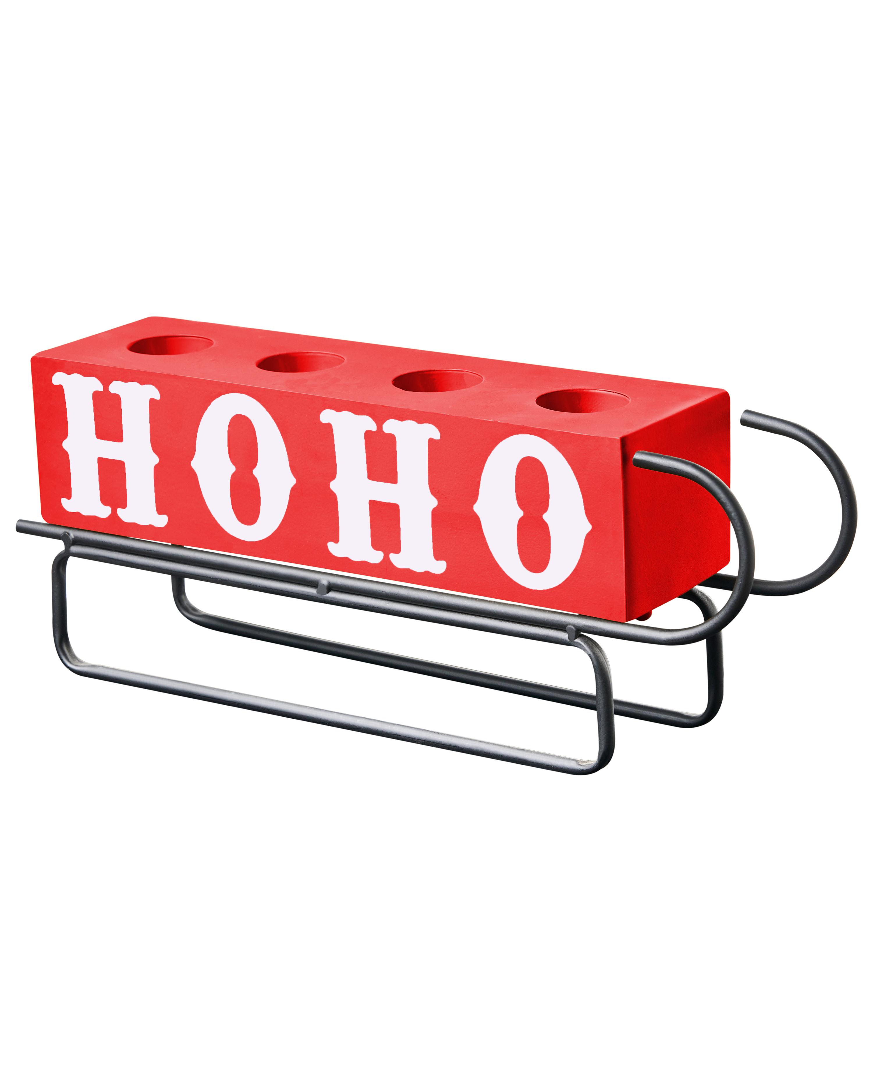 Kaarshouder KUHMO Rood Metaal