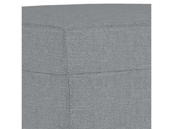 Ensemble de canapés 4 pcs coussins gris clair tissu