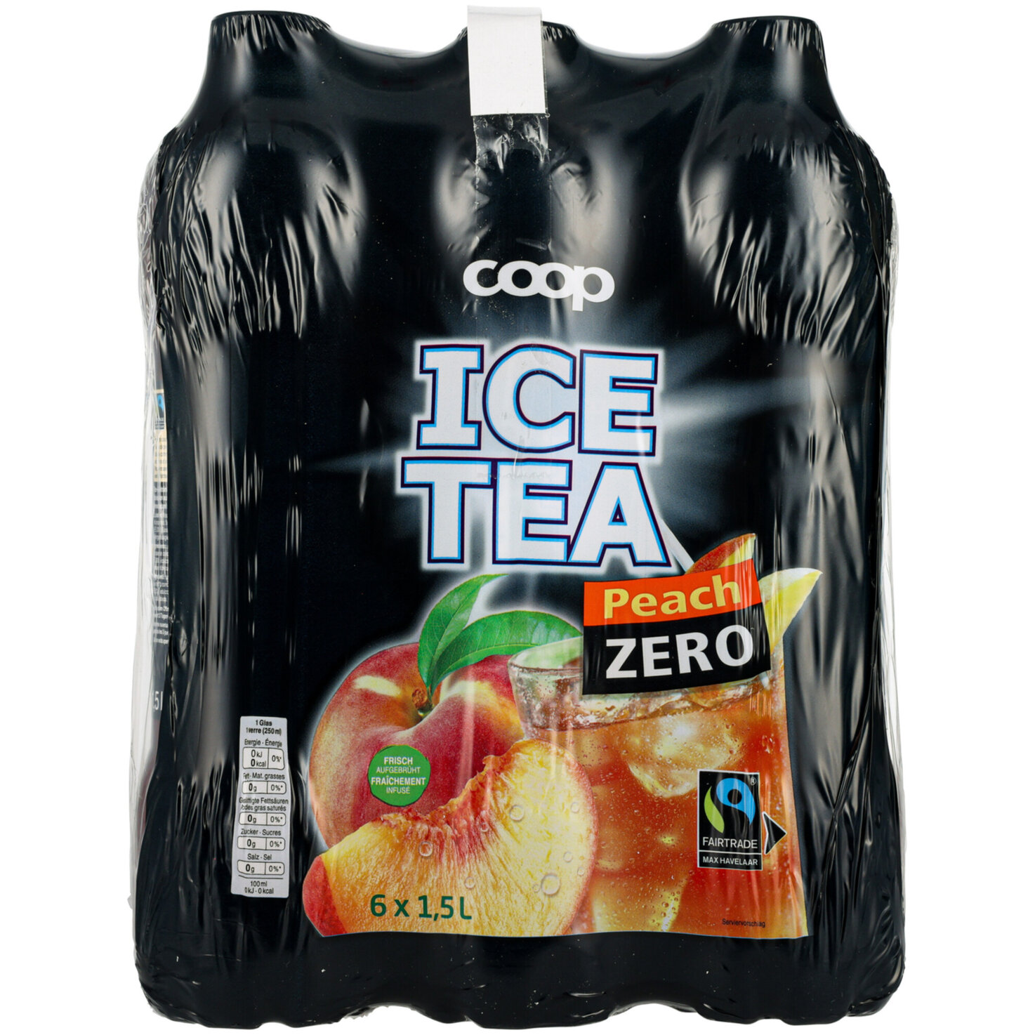 Fairtrade Ice Tea Peach Zero 6x1,5l