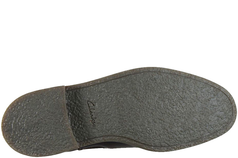 CLARKS JAXEN EASY G STØVLE I MØRKEBRUNT SKIND