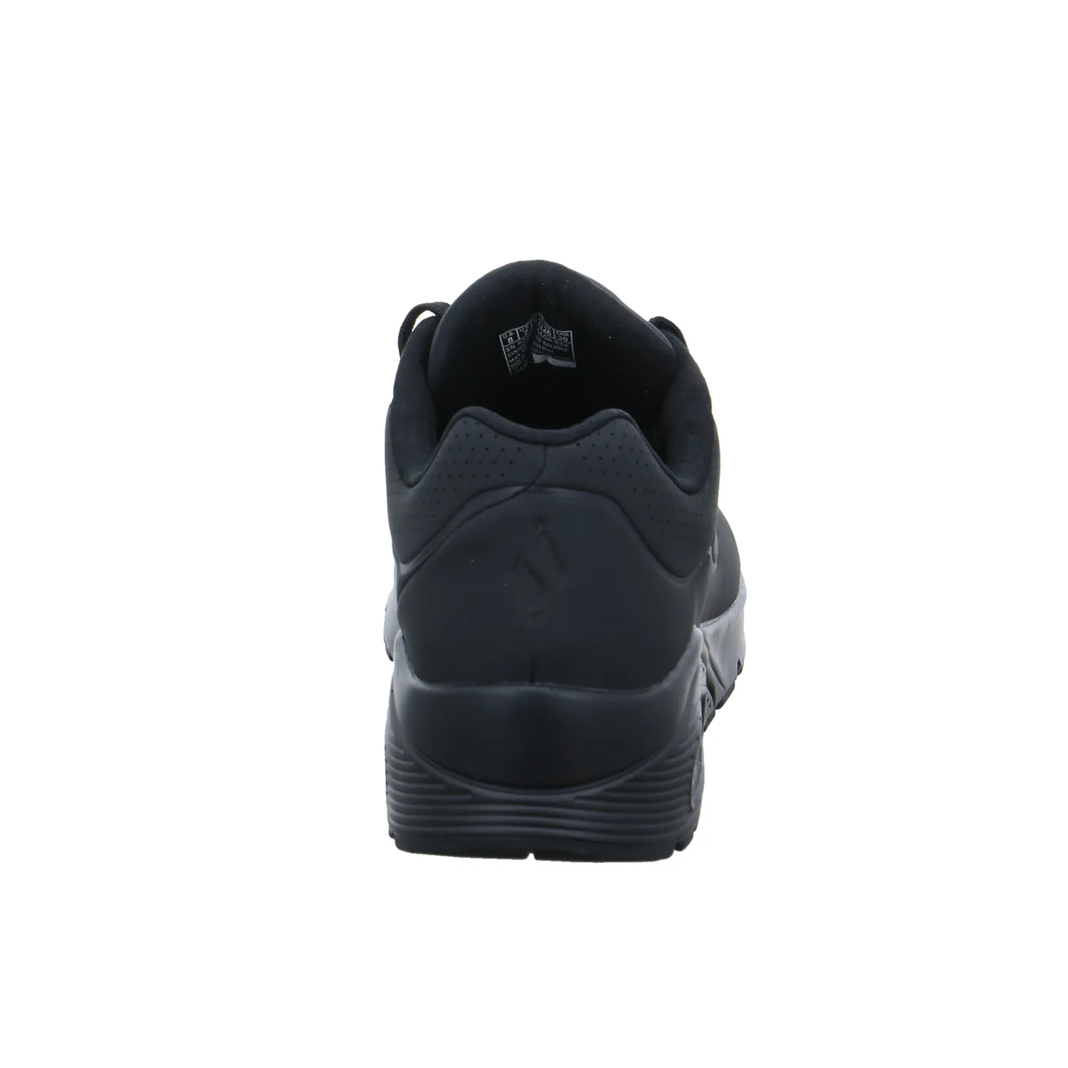 SKECHERS Halbschuhe Sneaker Schwarz Lederimitat