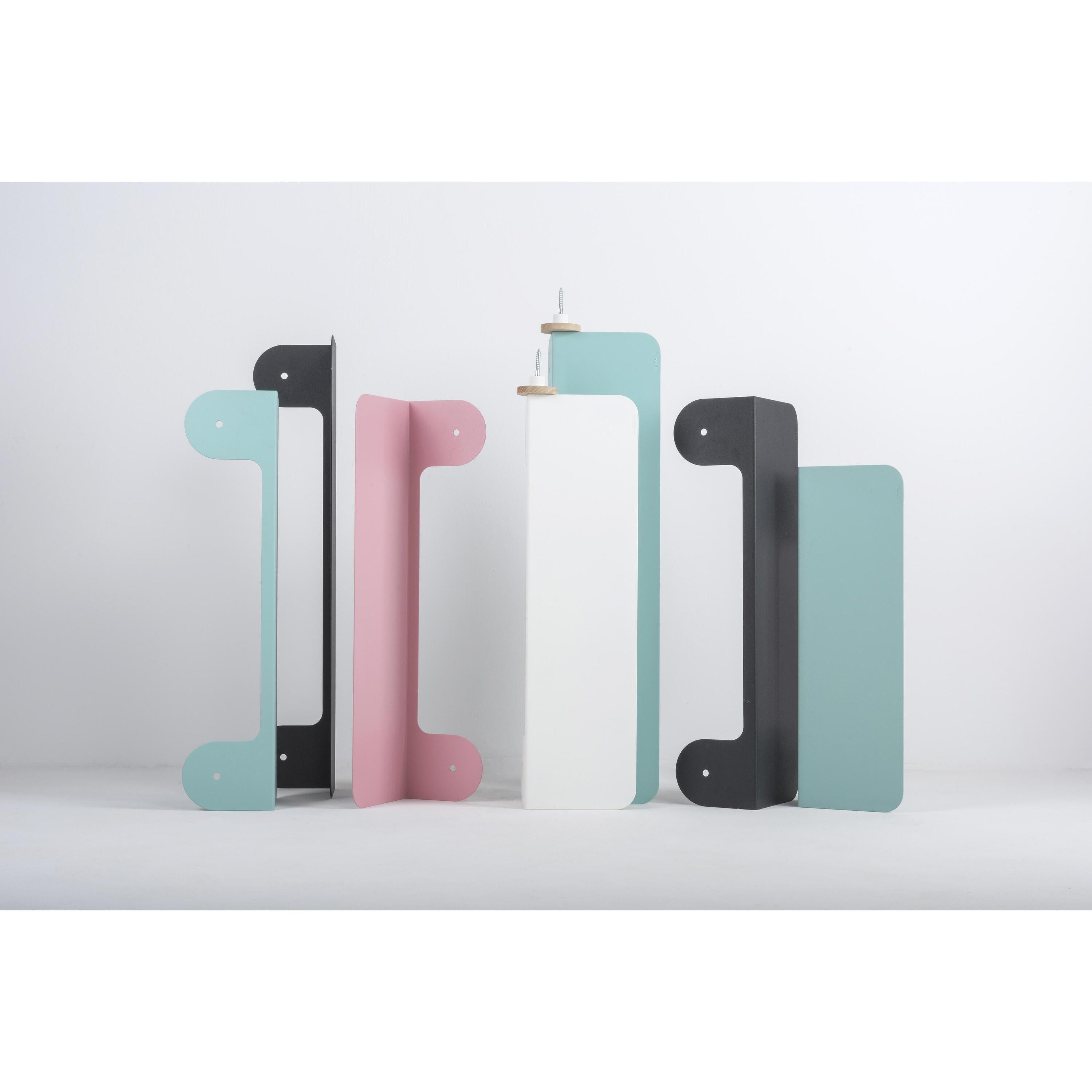 Hook wandplank 50 zwart