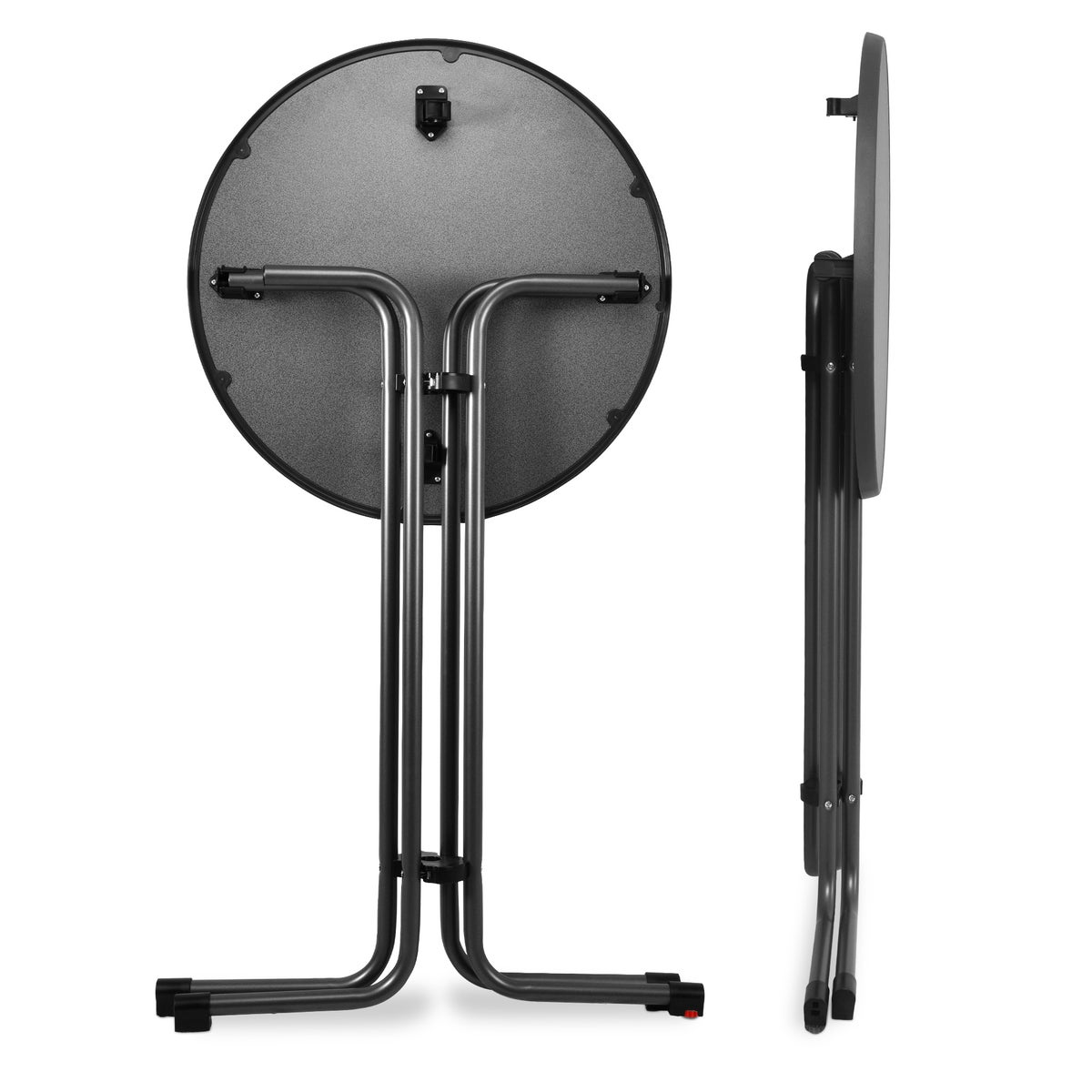 Beautissu Sylt statafel Ø 70 cm Grijs