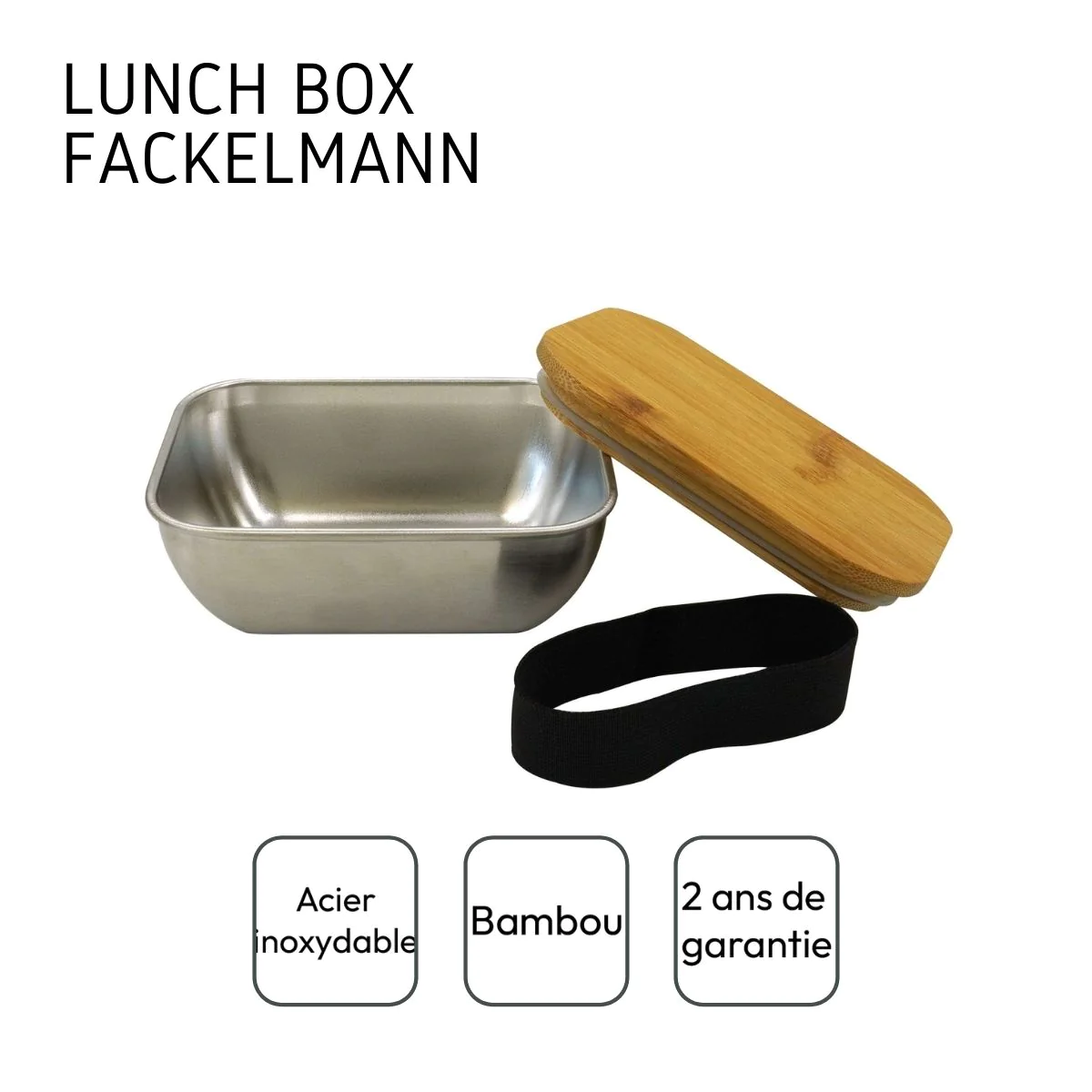 Lunch box inox micro-ondable de 400 ml Move Fackelmann