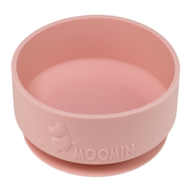Mummi Silikonskål med Sugekopp Rosehip Pink Rätt Start