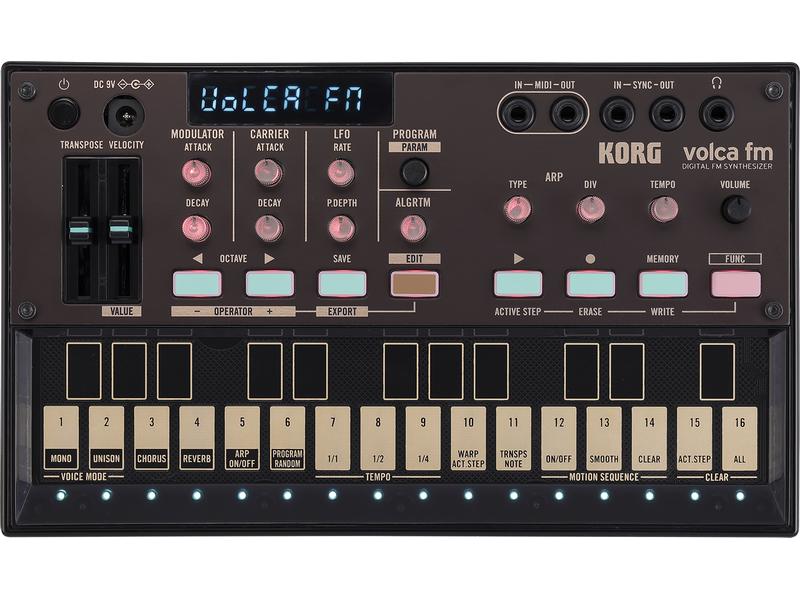 Korg Synthesizer Volca fm 2 Digitaler FM-Synthesizer der neusten Generation im Kompaktformat