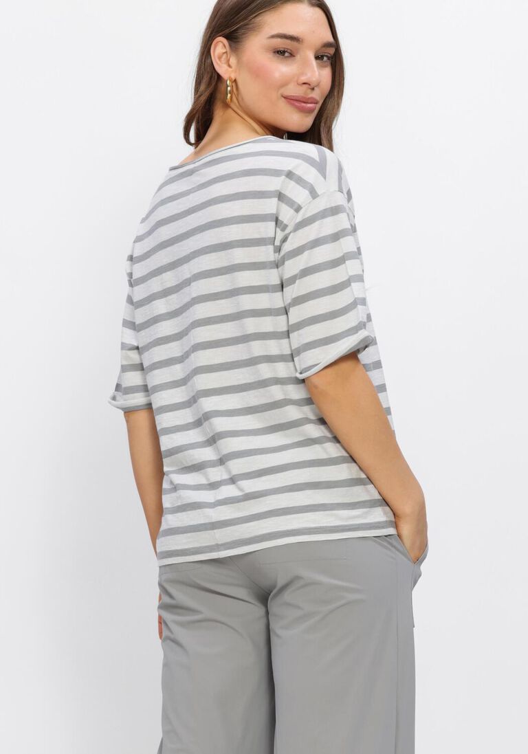 beige penn & ink top t-shirt stripe