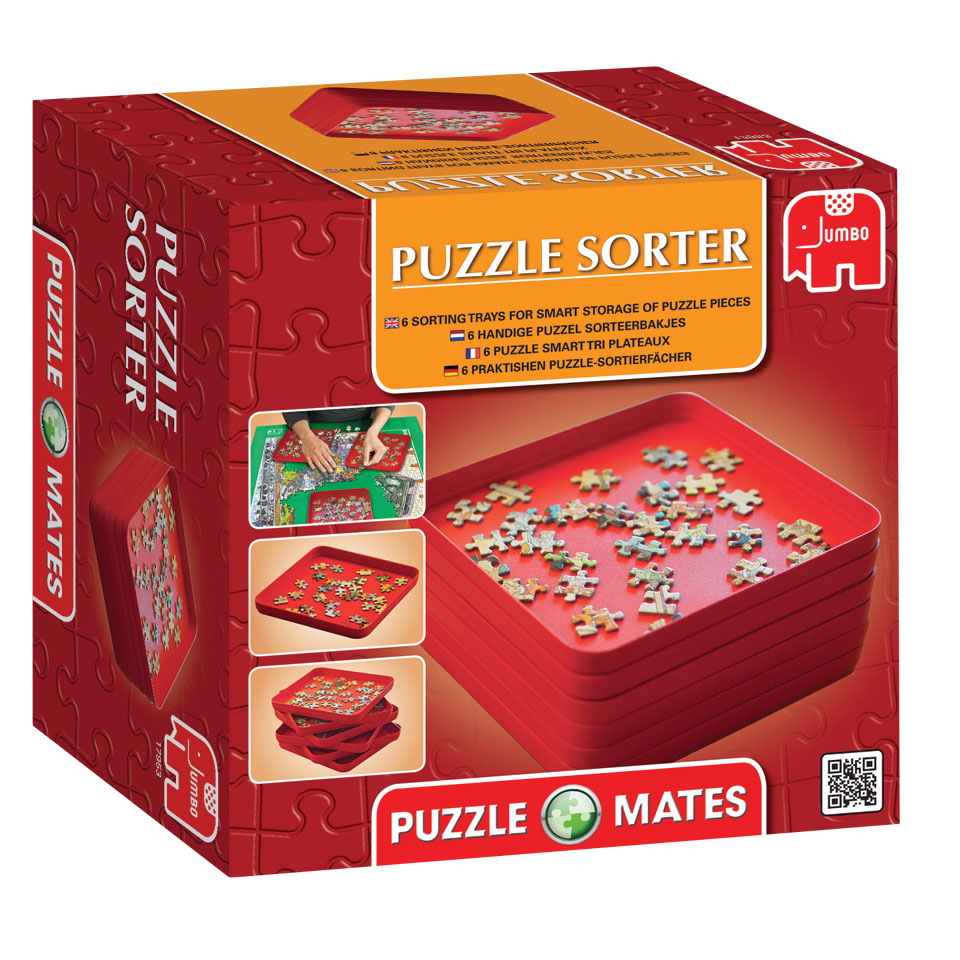 Puzzel sorteerbakjes