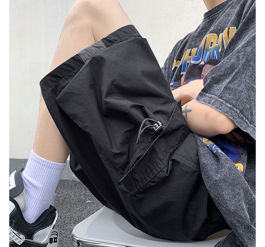 DuckleBeam - Cargoshorts met trekkoord in twee kleuren