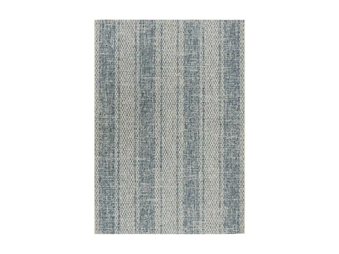 Tapis Light Grey & Blue 122 X 170 cm - Rafal