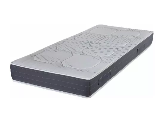Matelas 80x200 Louxor - Latex - Hauteur 21 cm - 3 zones - Soutien ferme