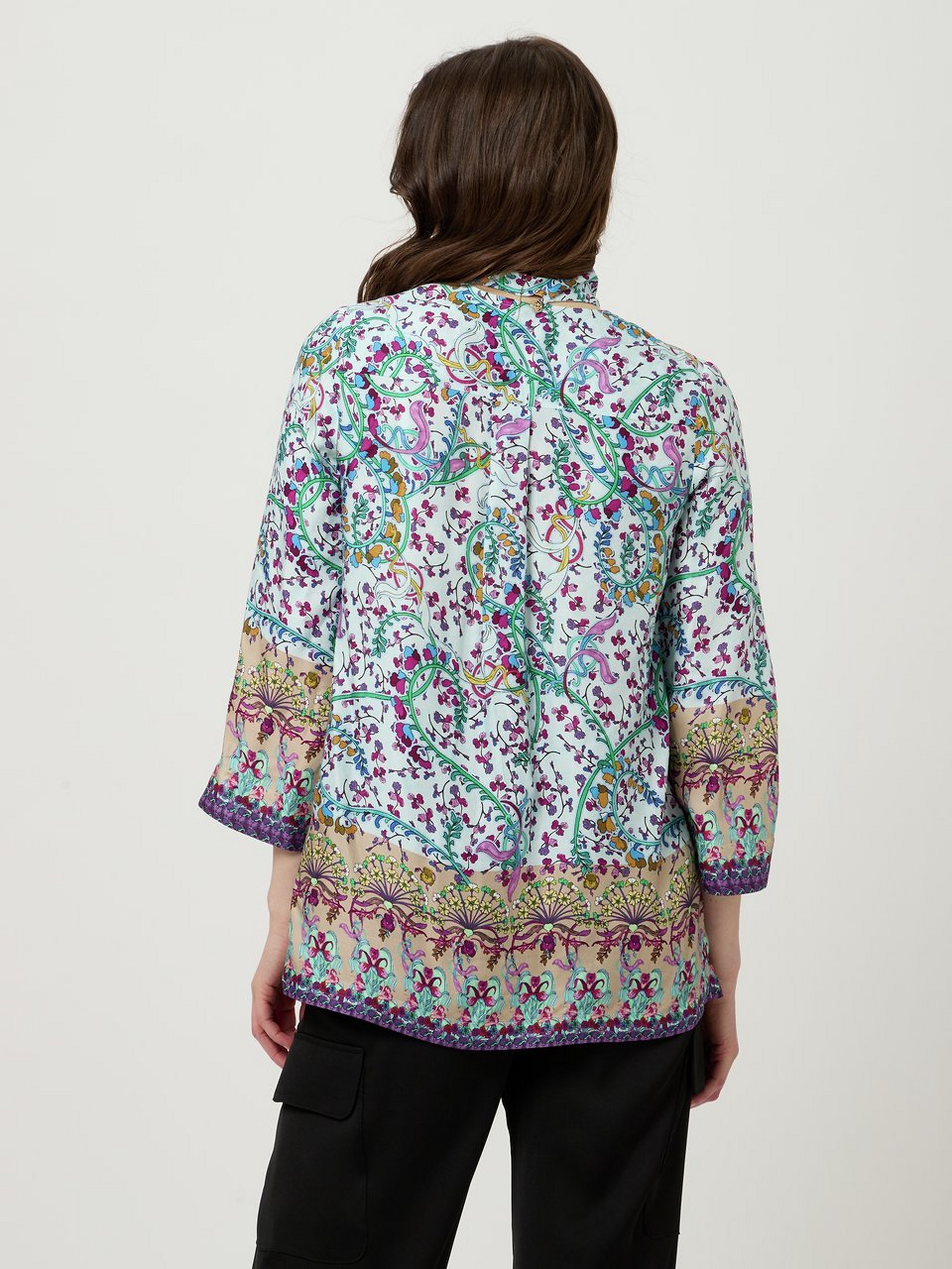 Bluse mit 3/4-Arm