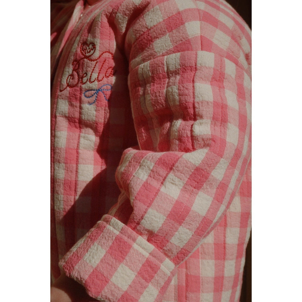 Køb Konges Sløjd Peach Blossom Check RHW X KS Bella Jakke