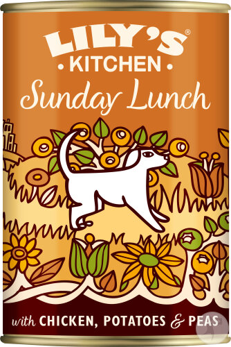 Lily's Kitchen Sunday Lunch Pâtée Pour Chien Poulet Pommes De Terre Et Pois 400g