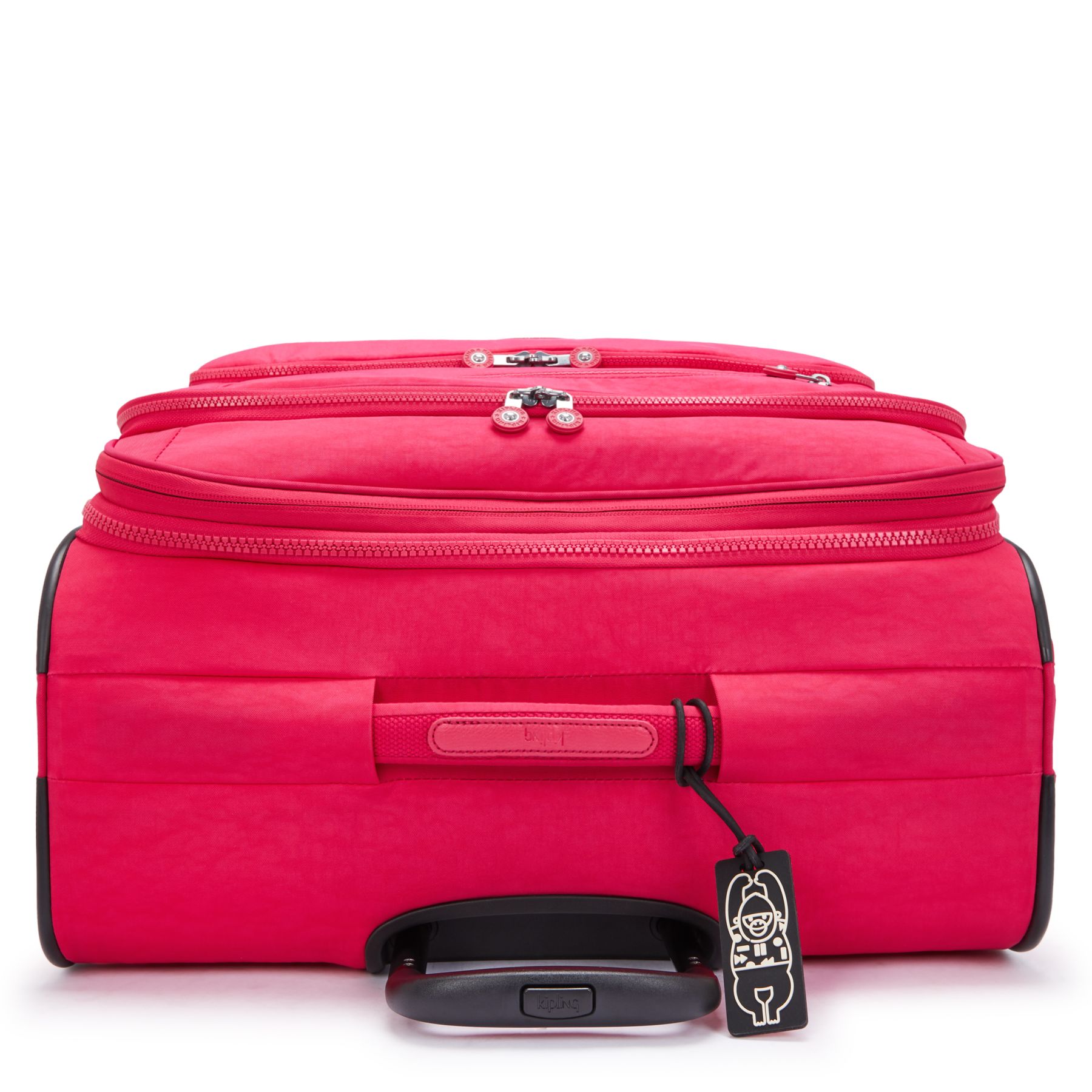 NEW YOURI SPIN L Grande Valise Extensible à Roulettes avec Poignée Télescopique - Confetti Pink