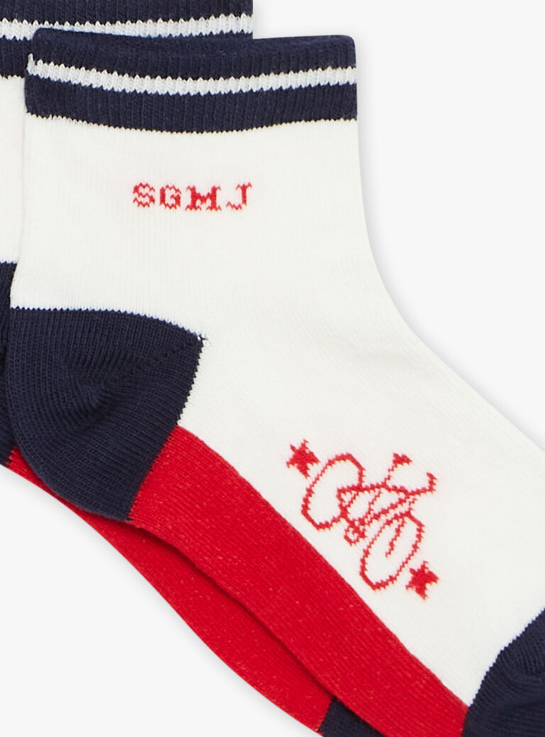 Lot de 3 chaussettes basses assorties