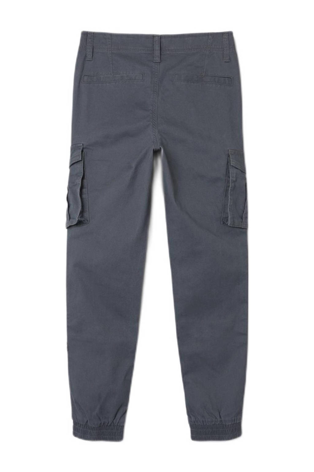 NAME IT regular fit cargobroek NKMRYAN donkergrijs