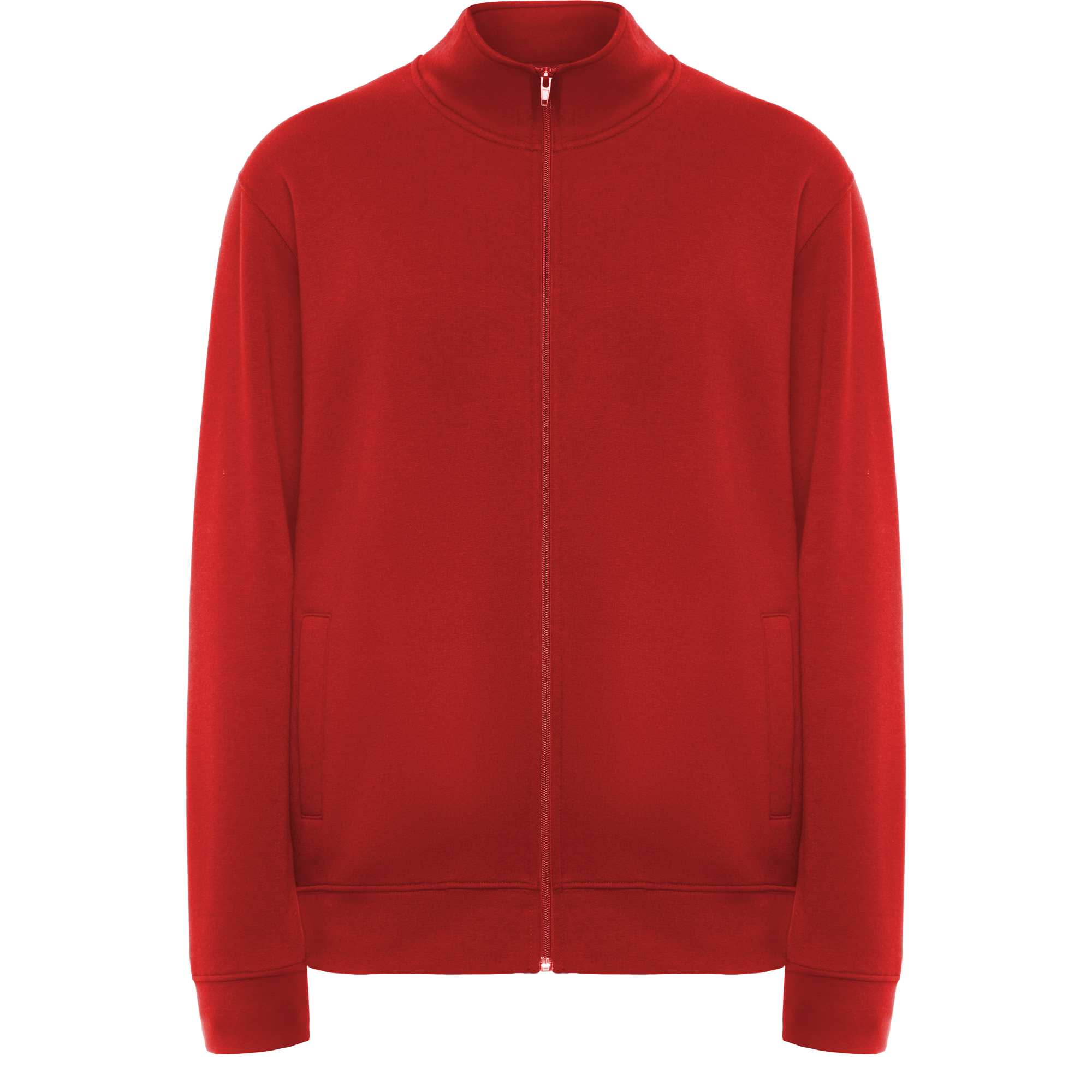 Roly CQ6439 - ULAN Sweat  avec encolure montante et zip au ton