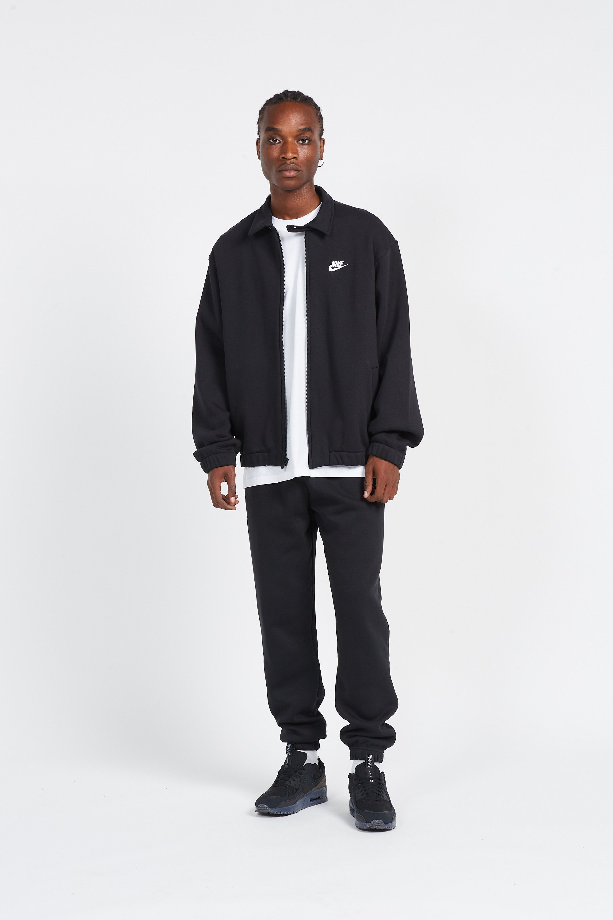 NIKE Veste CLUB BB HARRINGTON Noir