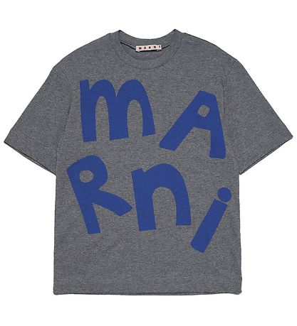Marni T-shirt - M?rkeGråmeleret m. Bl?