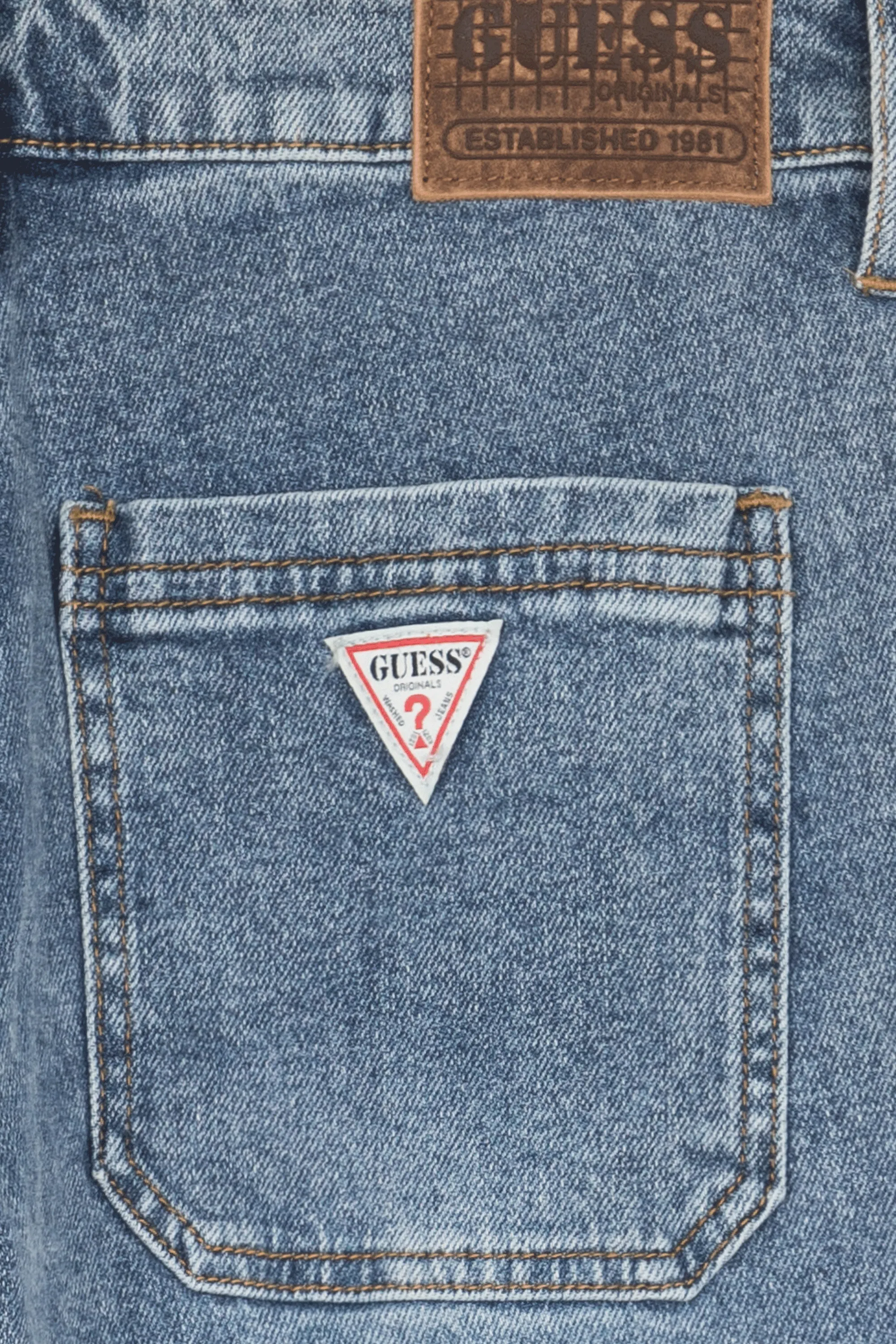 GUESS ORIGINALS Jean GO KIT CARGO F7WU GO DO Bleu