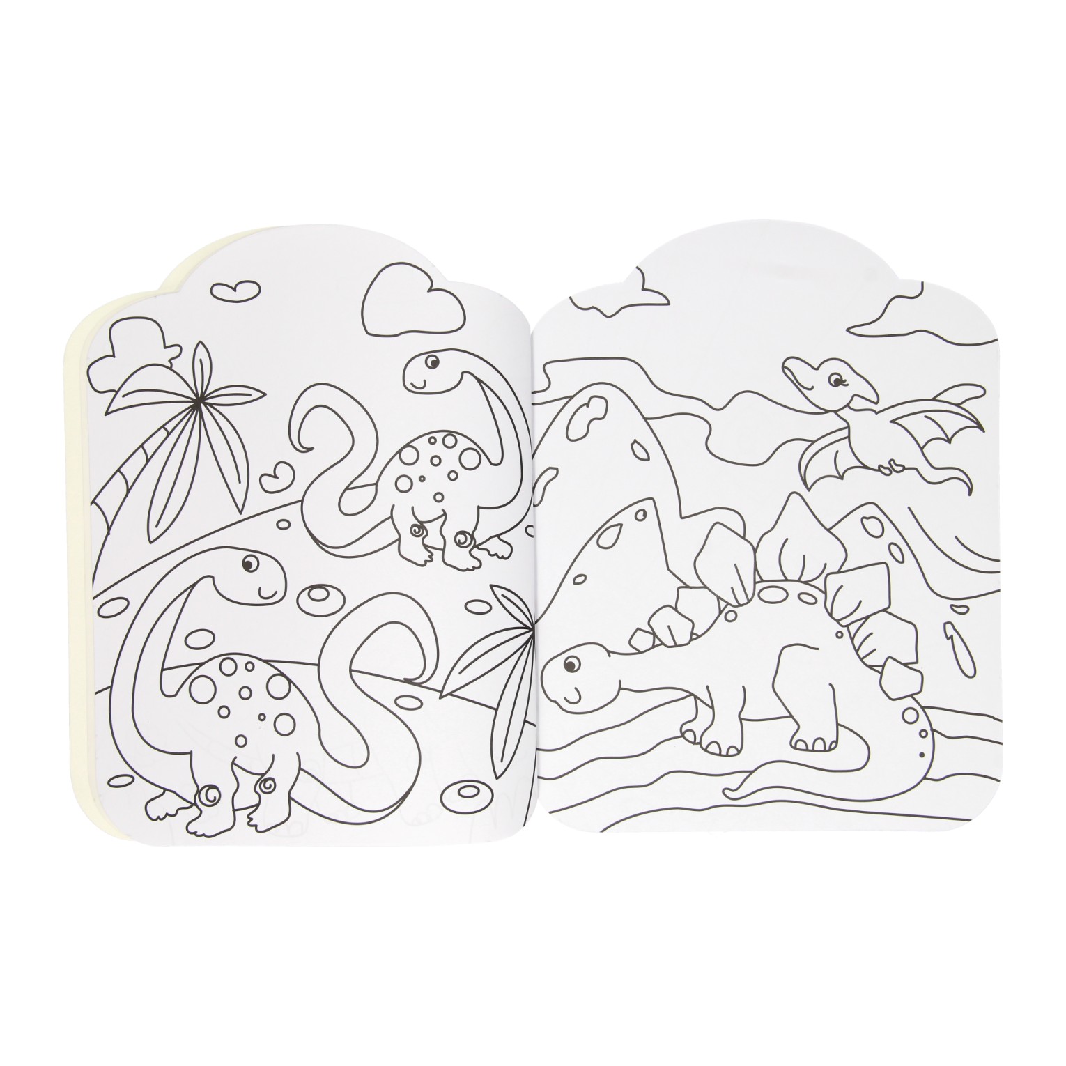 Fantastico Kleur- en Stickerboek - Dinosaurus