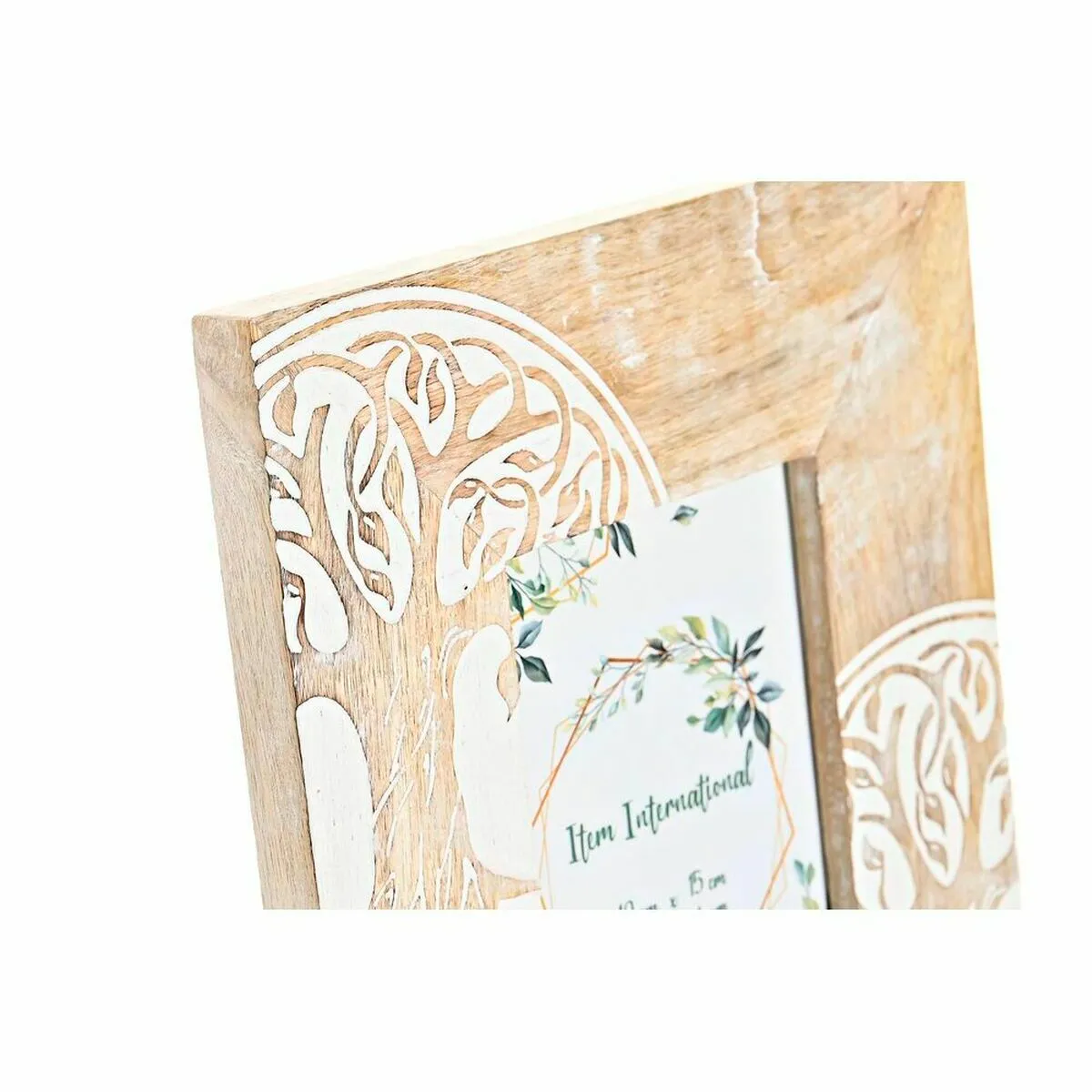 DKD Home Decor Cadre Photo Blanc Marron 20x25
