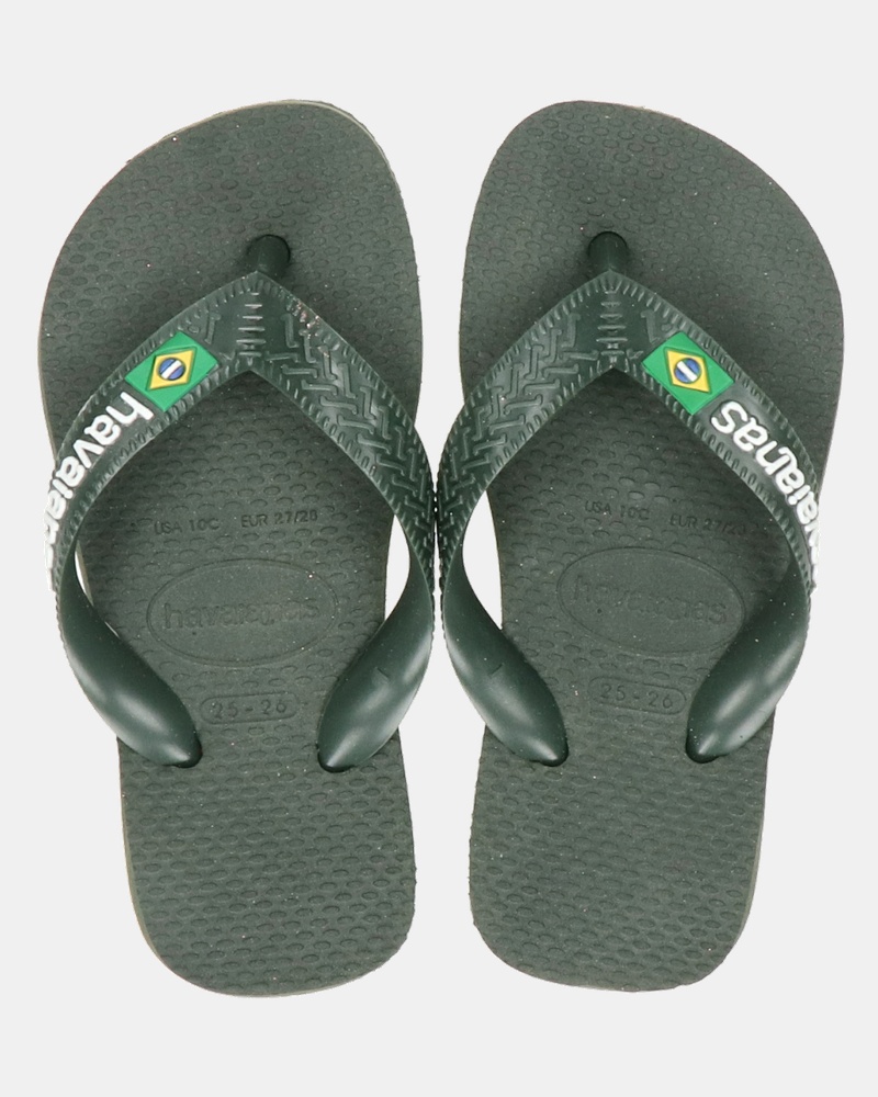 Havaianas Brasil Slippers  - groen