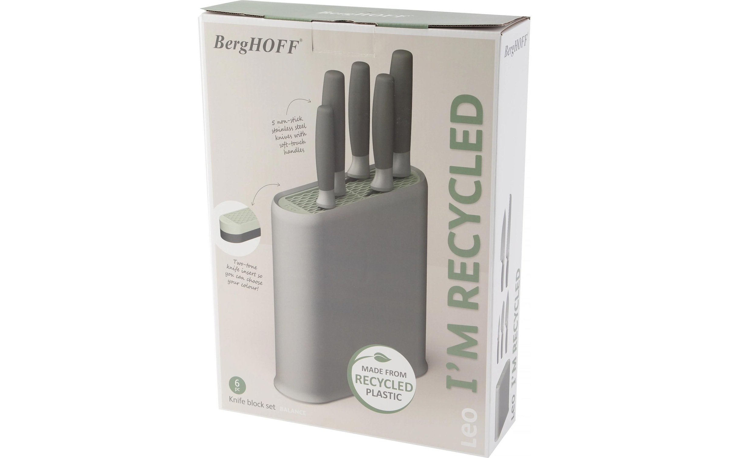 BergHOFF Messerblock »mit Messer Leo Balance«