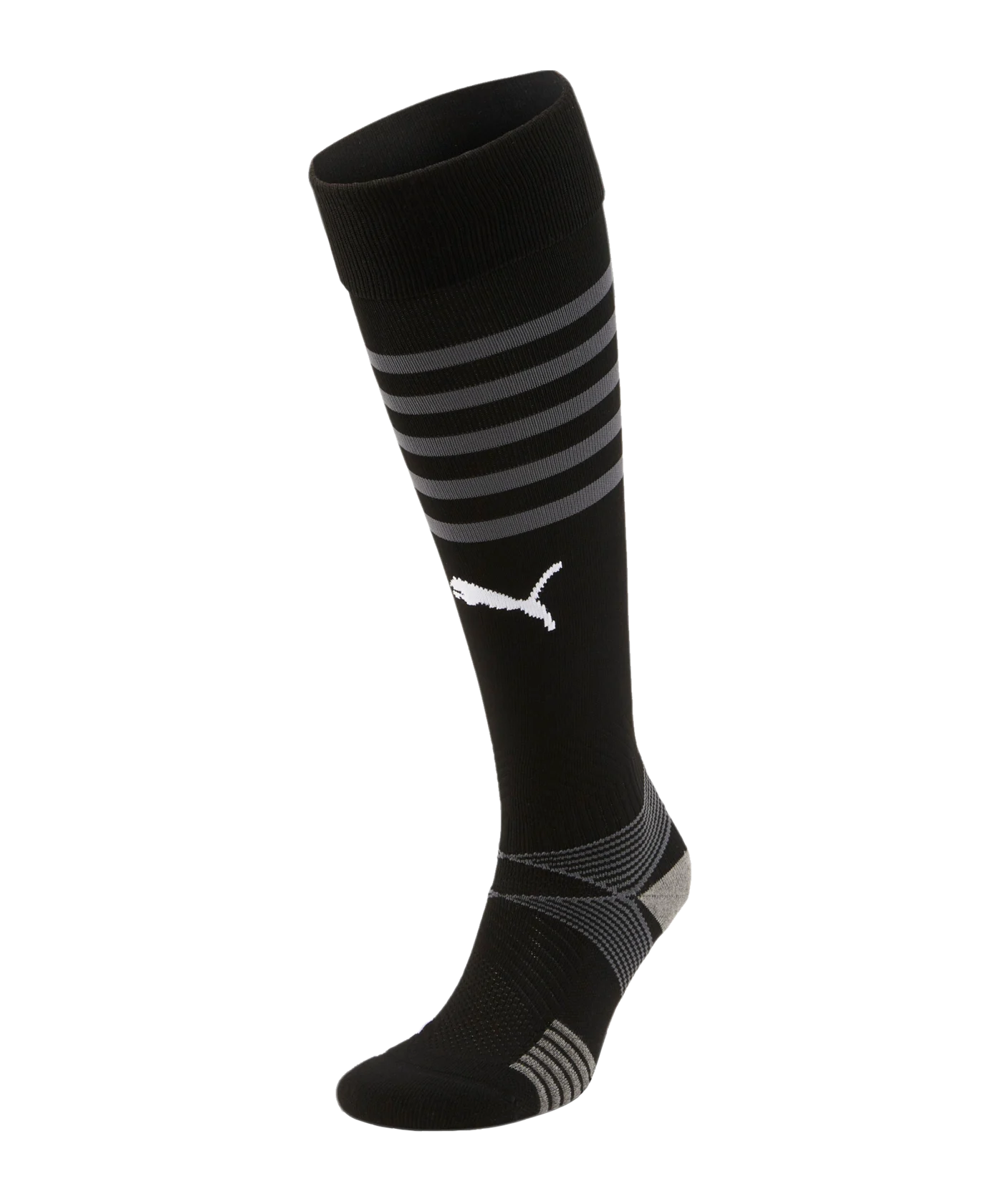 PUMA teamFINAL Strumpfstutzen Schwarz Weiss F03