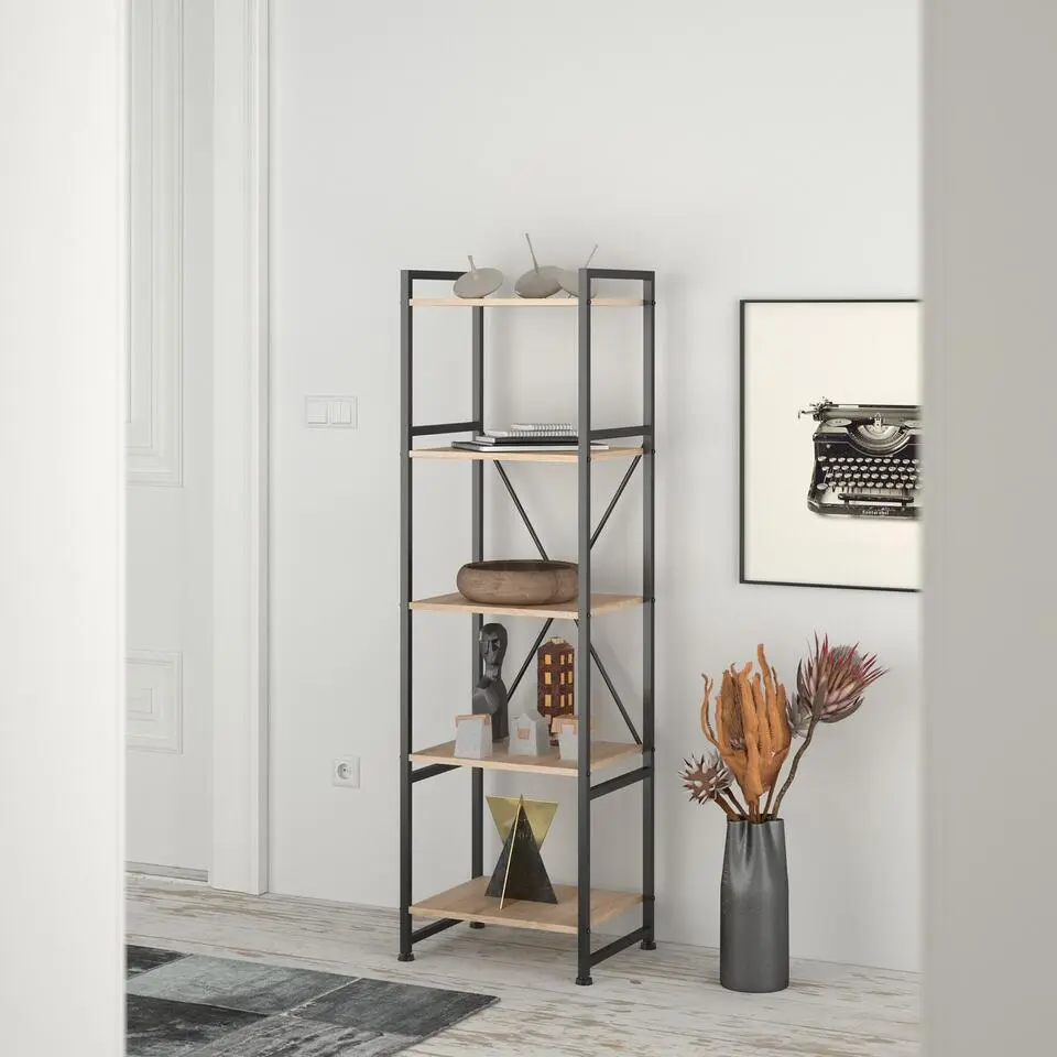tectake Wandkast Manchester 47,5 x 34,5 x 151,5cm