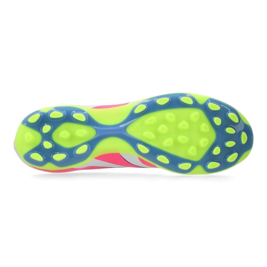 adidas Predator League 2G/3G AG Celestial Victory - Blanc/Lucid Pink/Lucid Lemon