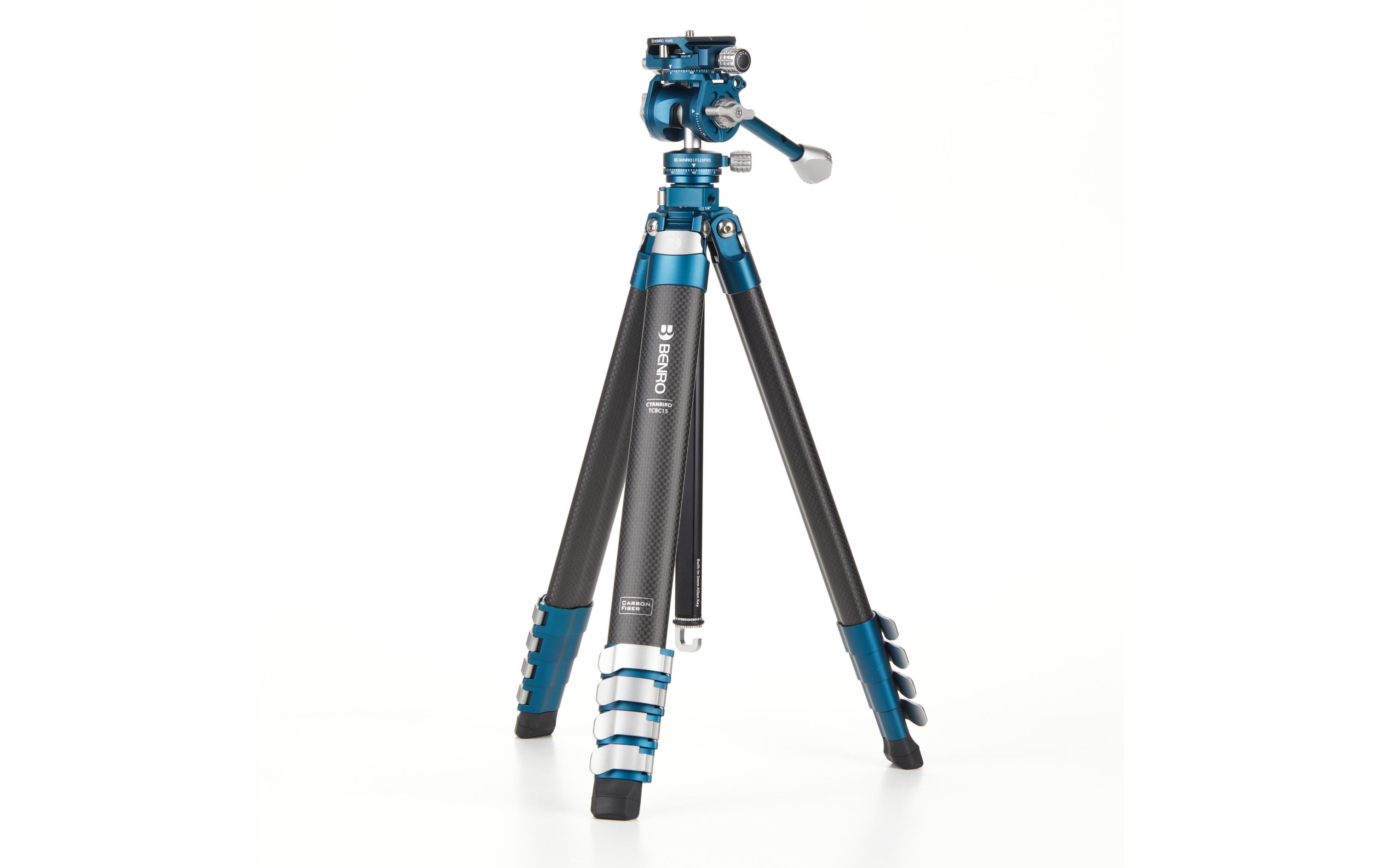 Stativ TCBC15FS20PROC Cyanbird Kit Carbon<br>Leichtes und reisefreundliches Stativ für die Erstellung von Fotos, Videos und Inhalten