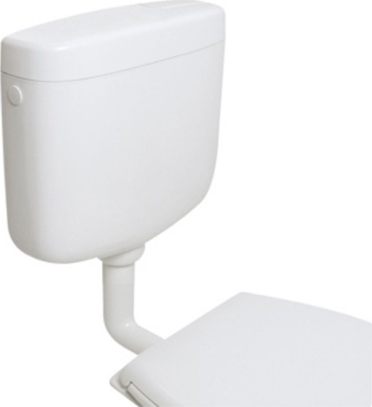 Plieger - Rhein - Laaghangend Reservoir - Wit - Single Flush