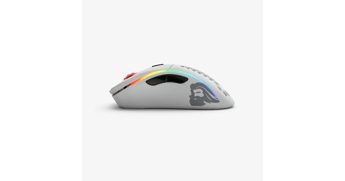 GloriousModel D Wireless gaming muis  (Wit (mat), 19.000 dpi, RGB leds)