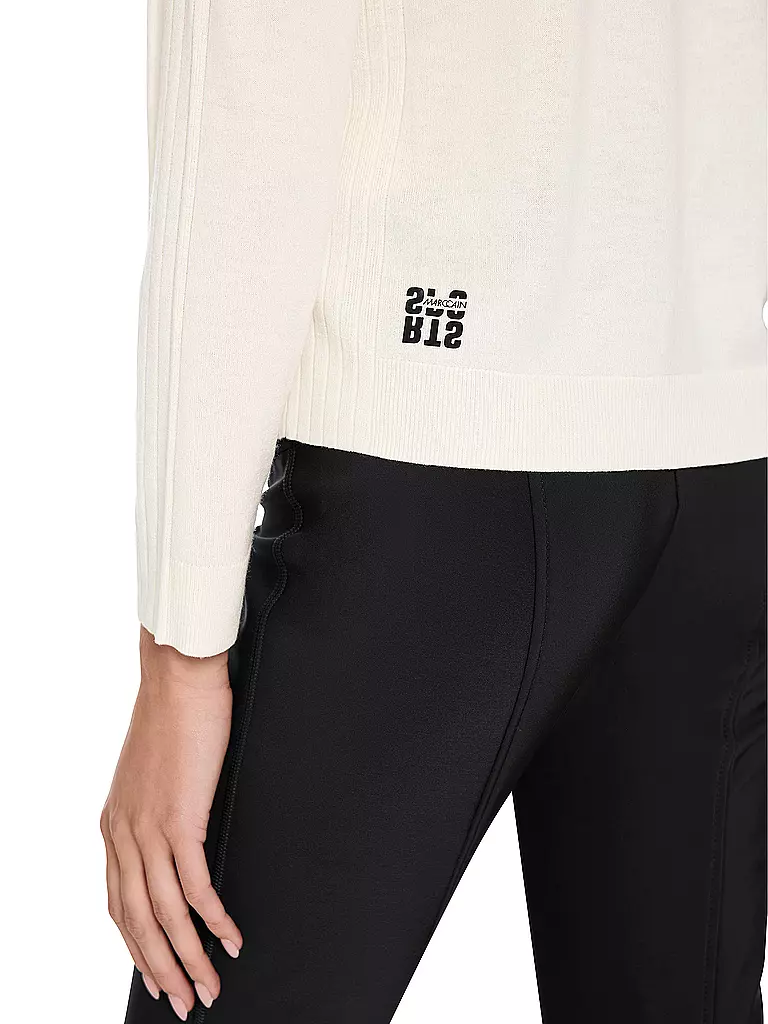 MARC CAIN Pullover weiss