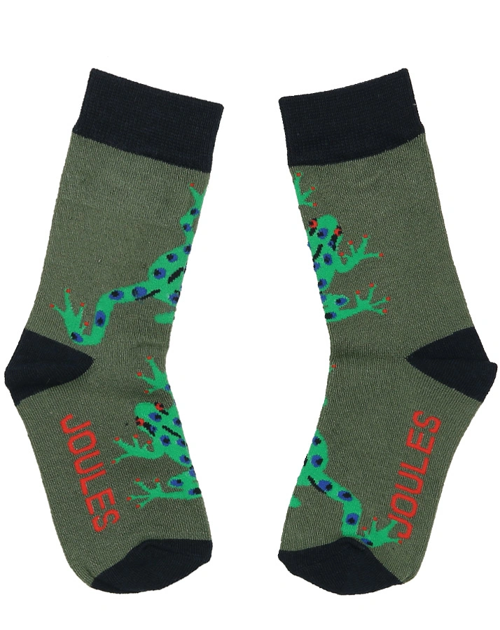 Socken BRILLIANT BAMBOO – MULTI FROG 3er-Pack in bunt