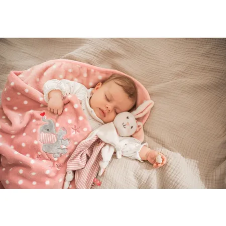 Die Spiegelburg Kuscheldecke, rosa - BabyGlück (ca. 75x100 cm)