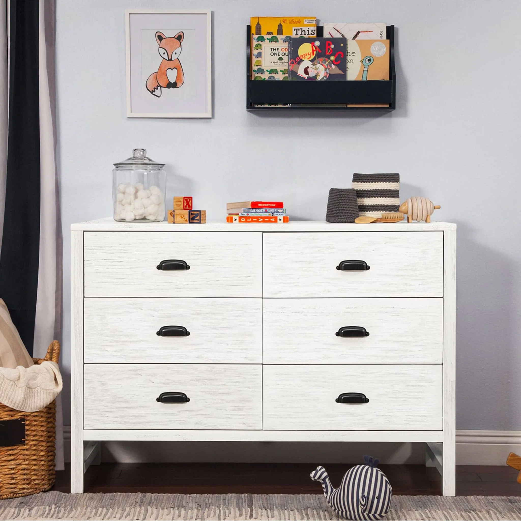 DaVinci Bureau 6 Tiroirs Fairway - Cottage Blanc