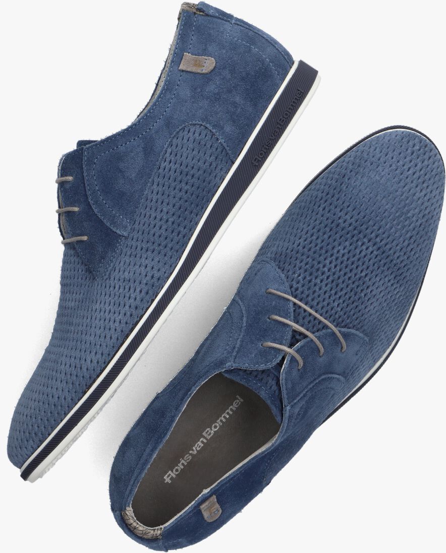 FLORIS VAN BOMMEL blauwe floris van bommel veterschoenen sfm-30220