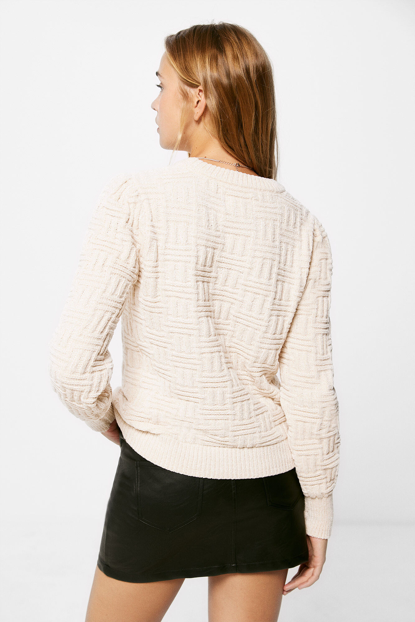 Jersey de chenille lurex
